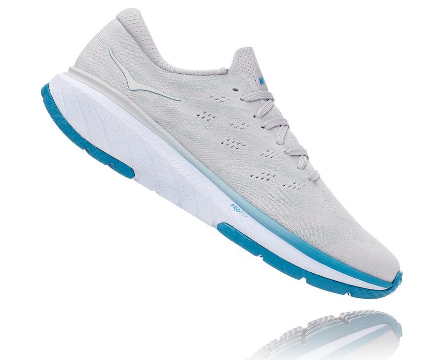 Tenis Hoka One One Hombre Blancos/Azules - Cavu 3 - ETUA24193